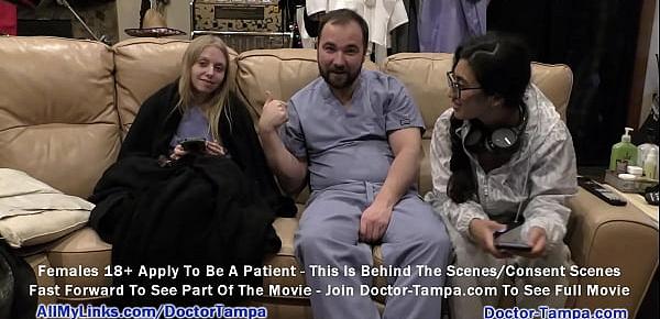  $CLOV Glove In As Doctor Tampa While He Examines Bratty Orphan Cheer-leader Jasmine Rose Assisted By Nurse Ava Siren, Filmed In POV ONLY For GirlsGoneGyno.com